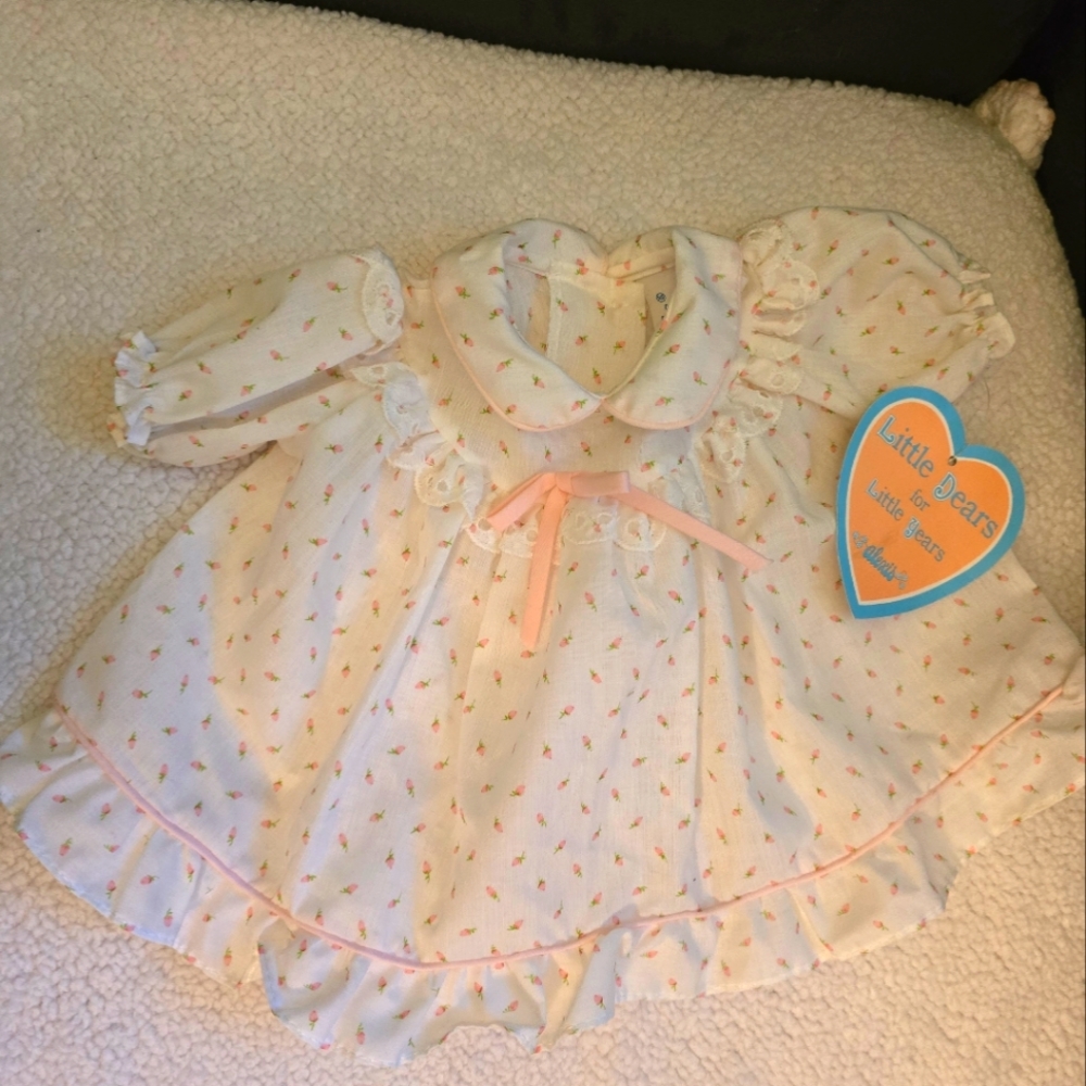 Vintage NWT Newborn Dress